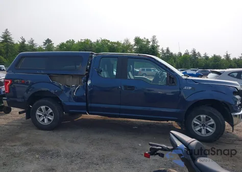 2017 Ford F150 Super Cab из США, поврежденный, VIN 1FTEX1E8XHFC74031